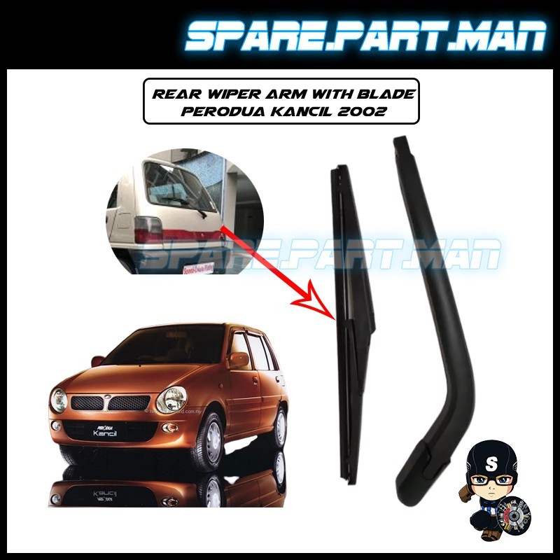 Perodua Kancil Rear Wiper Arm With Blade SPM | Shopee Malaysia