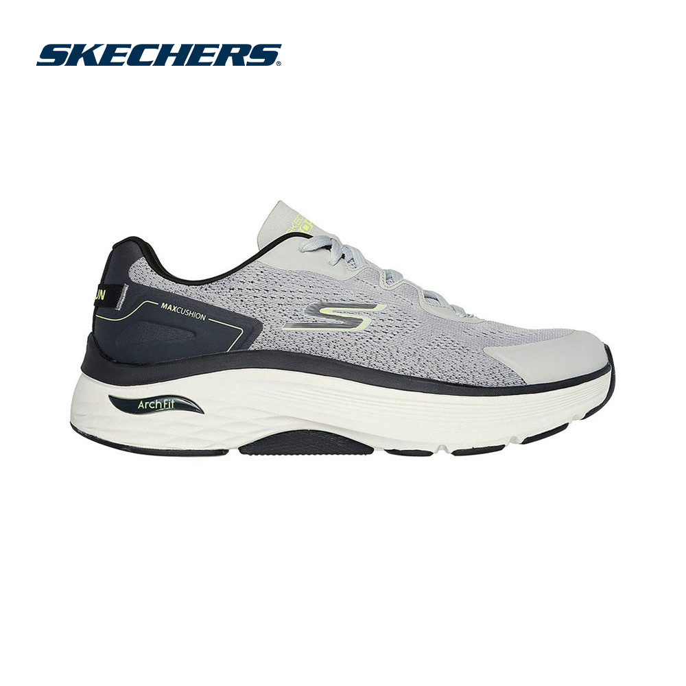 Skechers Men Max Cushioning Arch Fit Apex Shoes 220348-GYBK Air