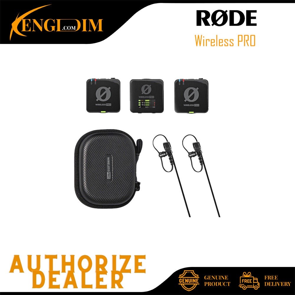 RODE Wireless PRO 2-Person Clip-On Wireless Microphone System/Recorder ...