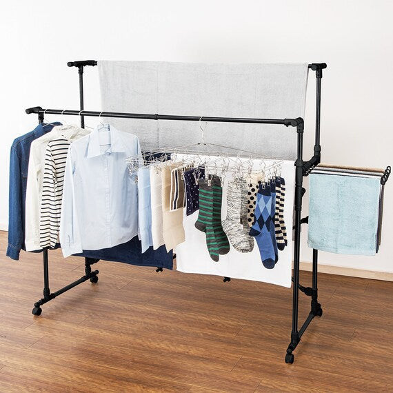 NITORI Heavy Duty Drying Rack BH02 BK | Shopee Malaysia