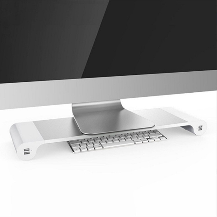 M/Wireless Charger Monitor Elevated Rack Desktop Computer Lifting ...