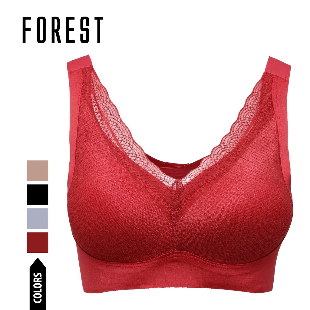 Forest Bra Perempuan | Forest Ladies Nylon Spandex Seamless Bra ...