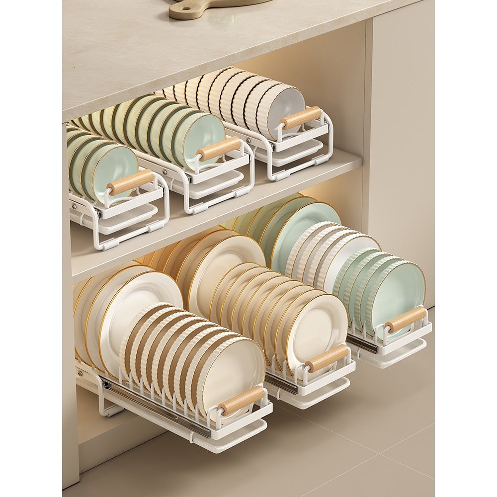 JY-8/Kitchen Cabinet Drawer Built-in Dish Rack Pull-out Dish Rack ...