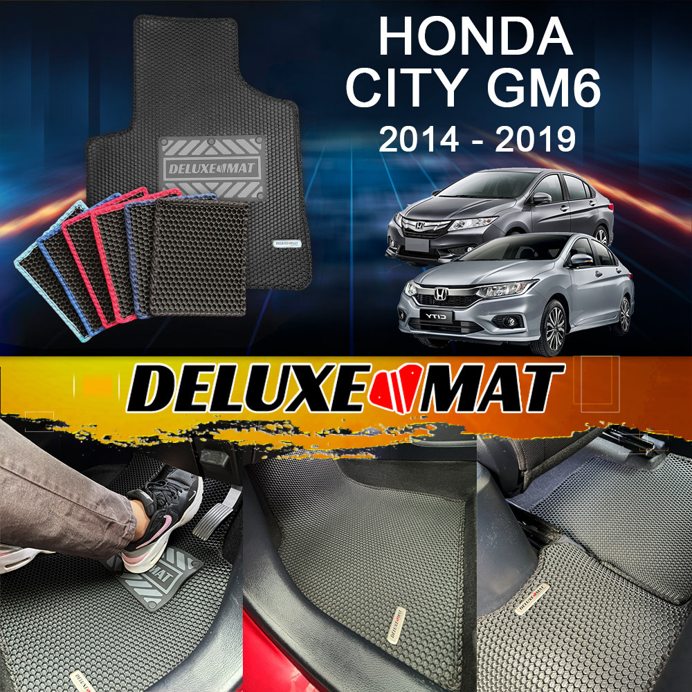 Deluxe Mat Honda City GM6 2014 2015 2016 2017 2018 2019 Car Carpet Car ...