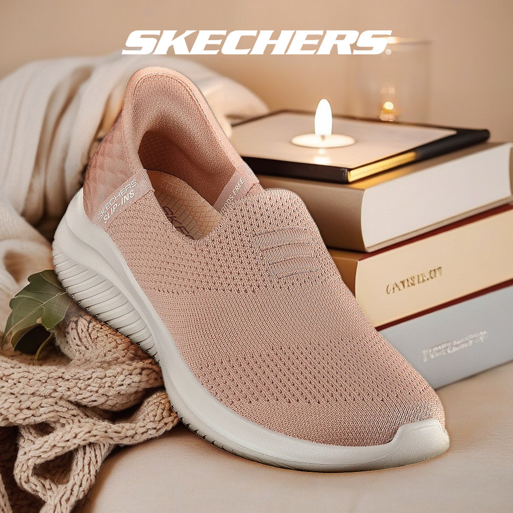 Pink Skechers Memory Foam Womens Shoes Sale Skechers Women Slip