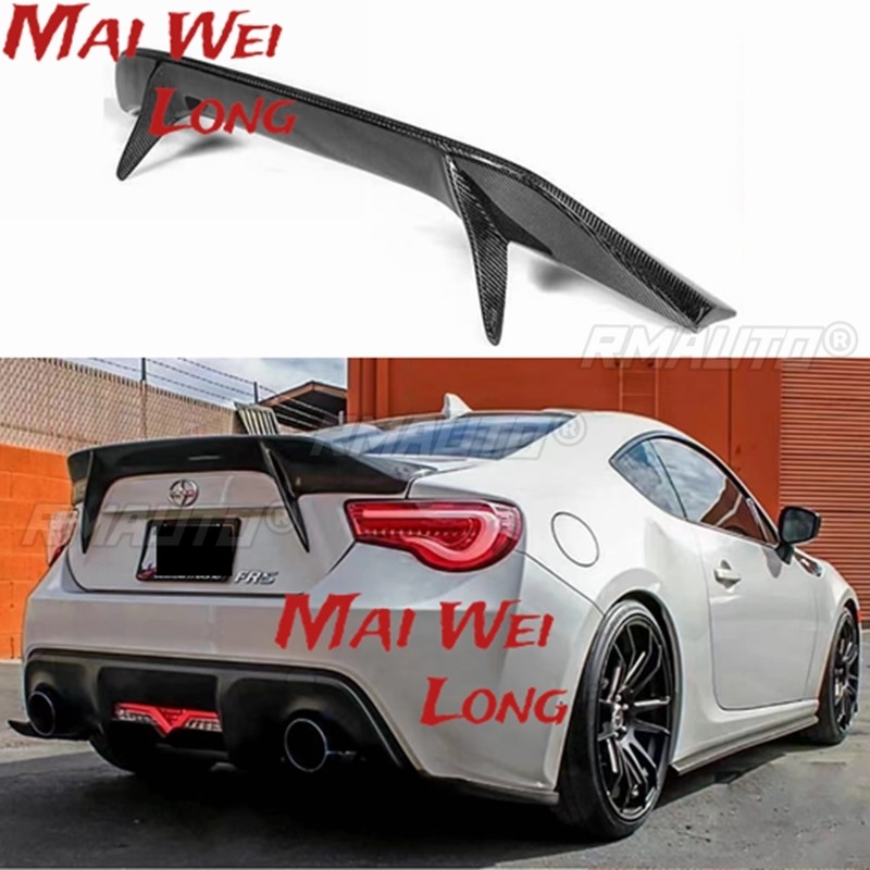 carstyling Carbon Fiber Rear Trunk Spoiler Wing For Toyota GT86 Subaru