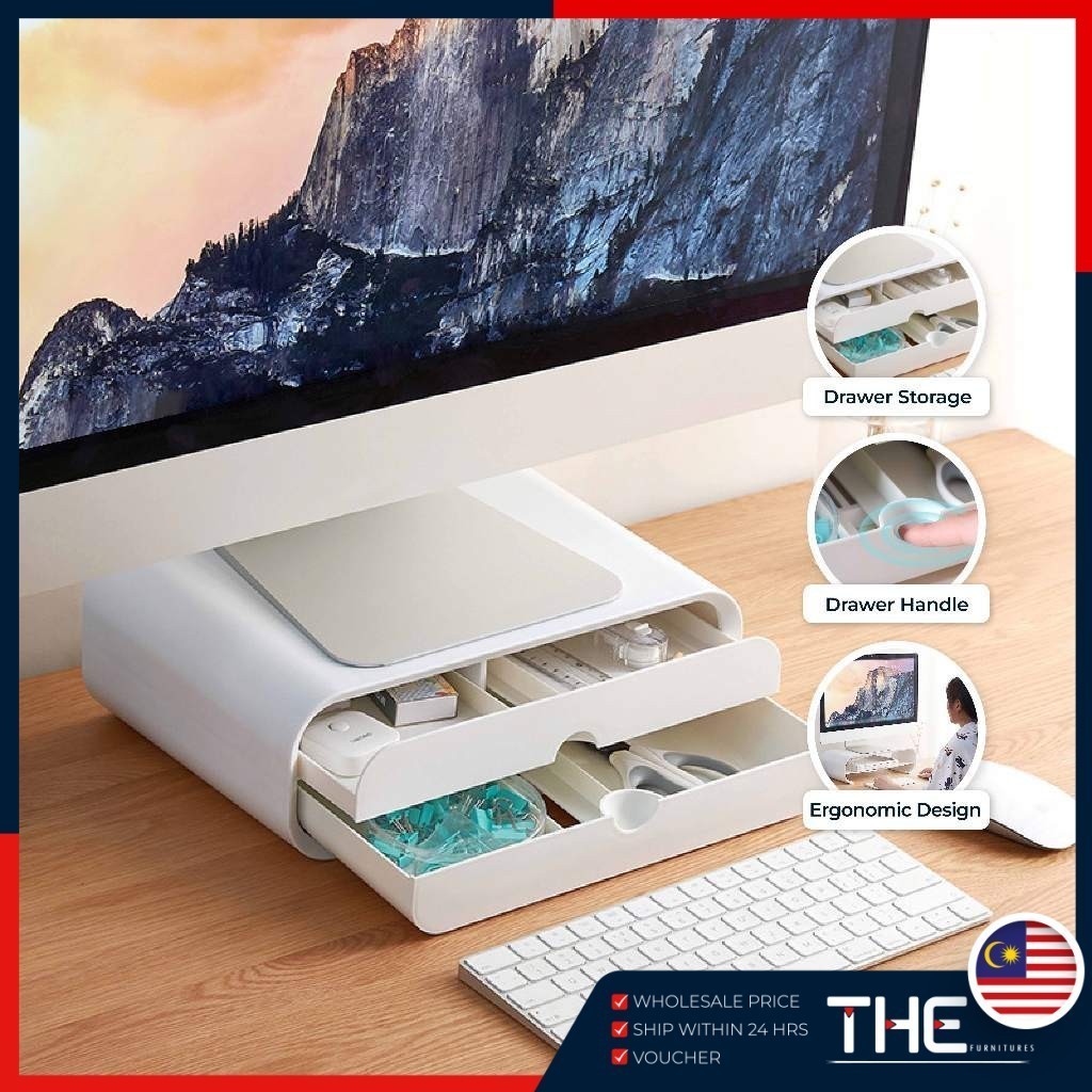 【𝟲𝟬% 𝗢𝗙𝗙𝗘𝗥 𝗖𝗟𝗘𝗔𝗥𝗔𝗡𝗖𝗘】THE Multipurpose Computer Riser Shelf Computer ...