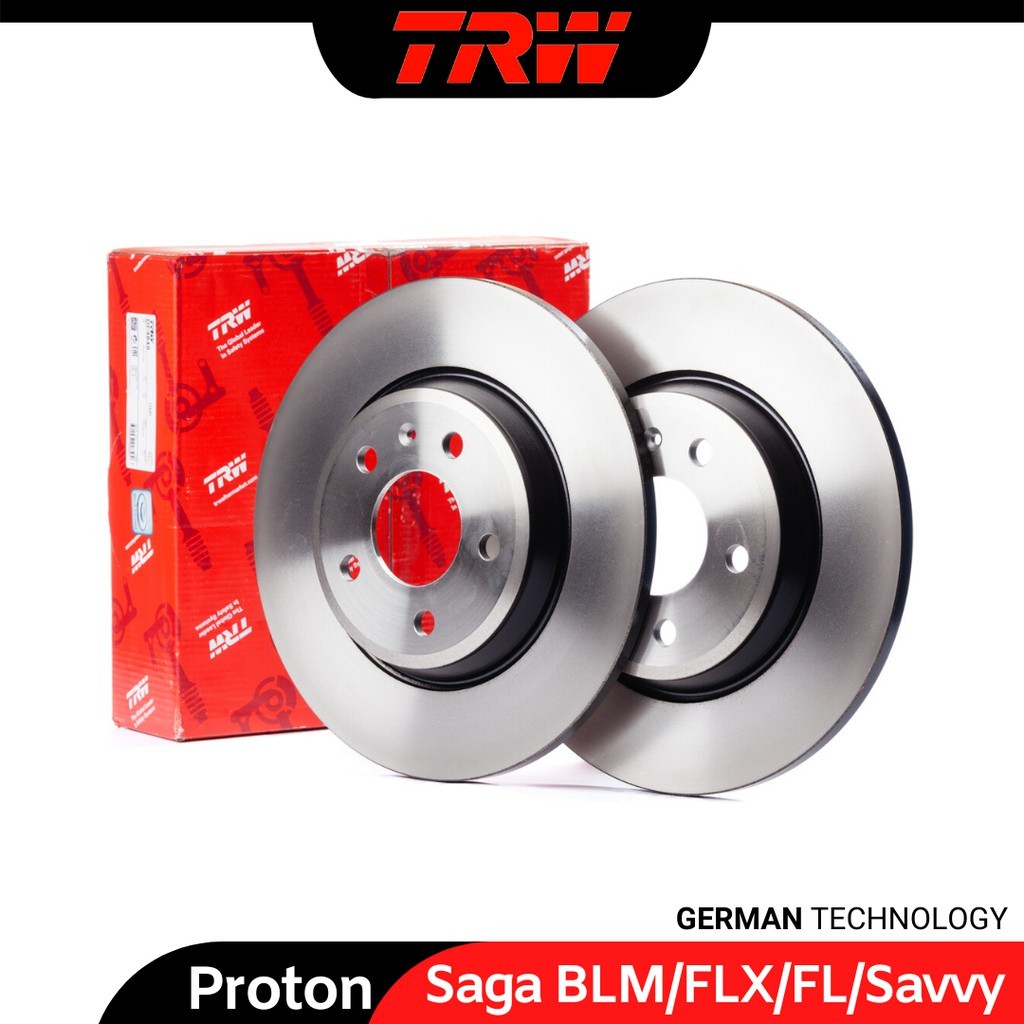 TRW Proton Saga BLM / FLX / FL & Savvy Front Disc Rotor Set ( 2 PCS ...