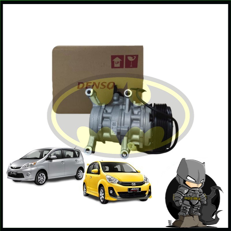 Alza, Myvi Alza Myvi Lagi Best 1.5 2011 6PK DENSO Aircond Compressor ...