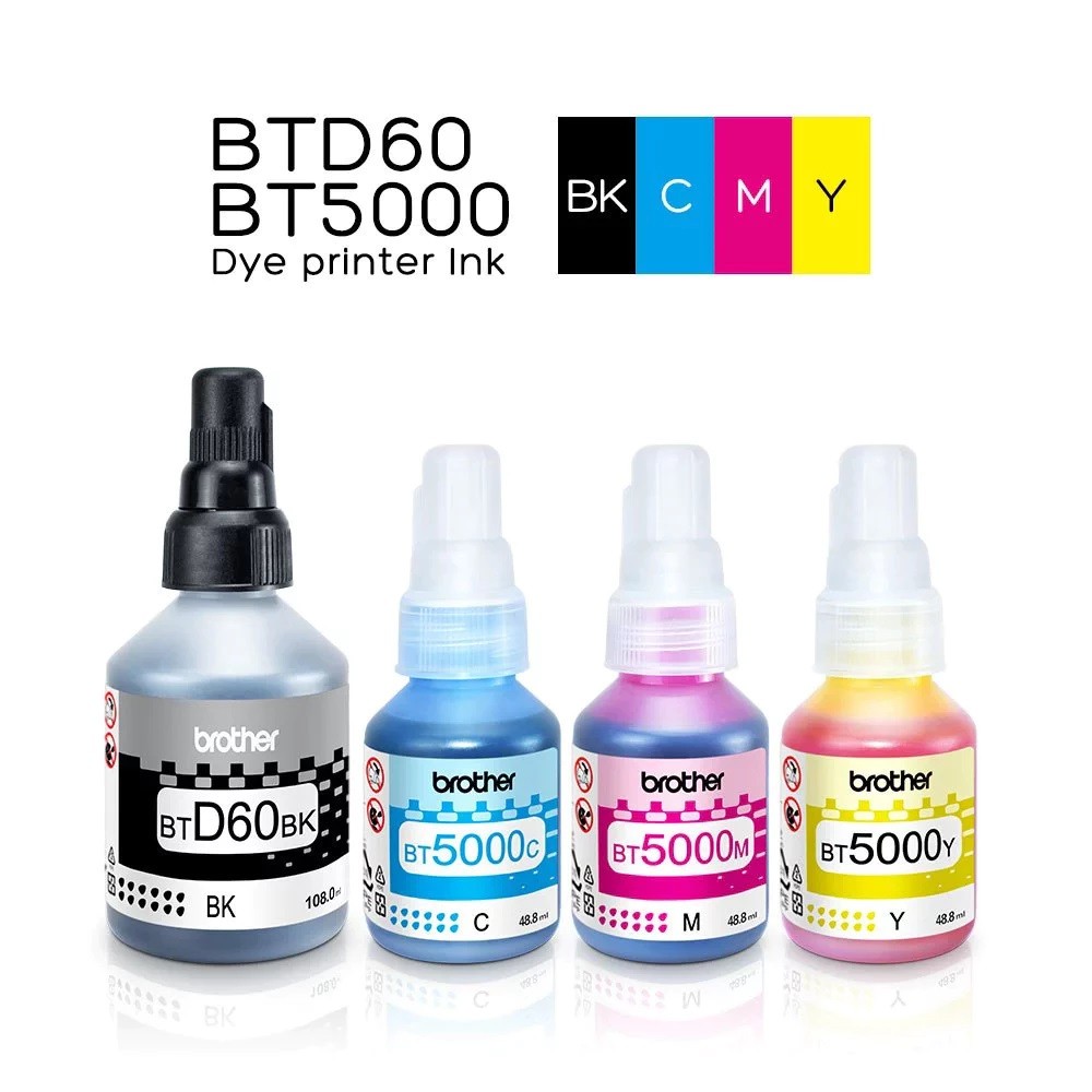 Brother Premium Compatible Ink BTD60BK/BT5000 for Brother T300 T310 ...