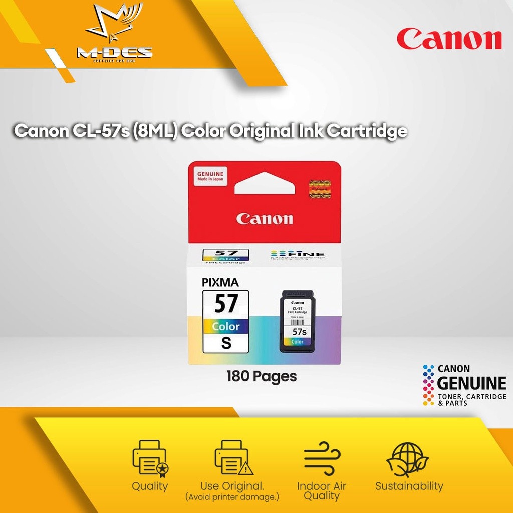 Canon PG-47 CL-57 CL-57s Original Ink Cartridge Canon E410 E470 E4270 ...
