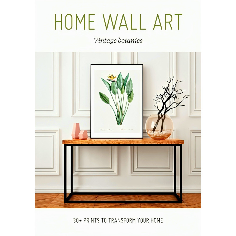 (BBW) HOME WALL ART VINTAGE BOTANICS (ISBN 9781784945787) Shopee
