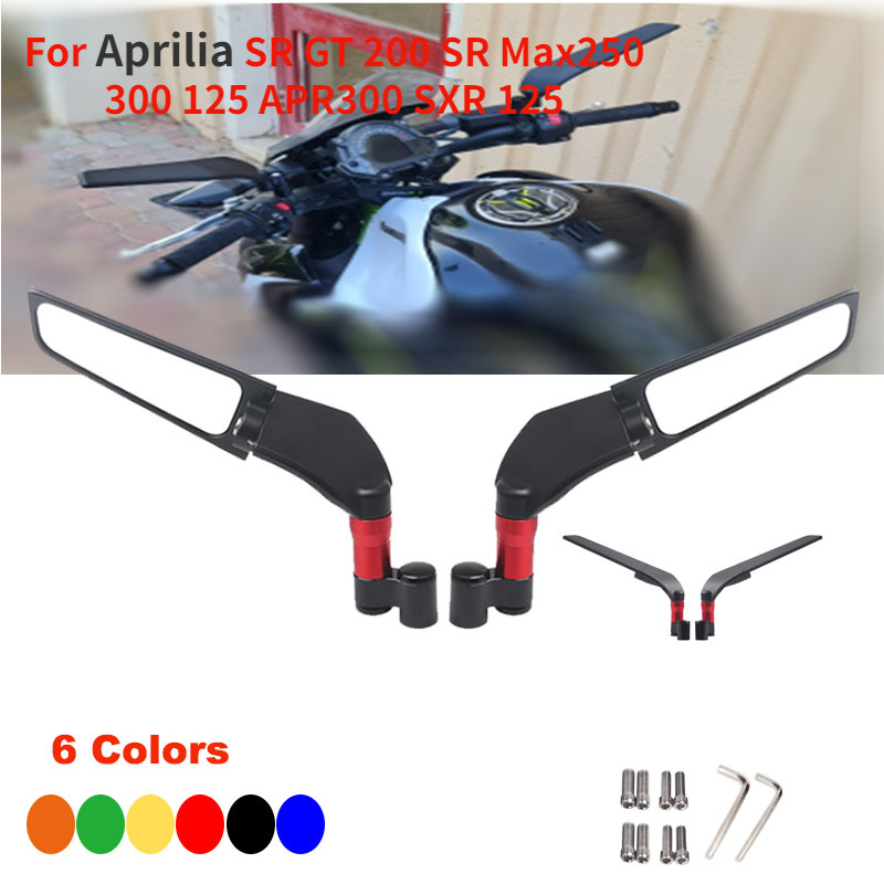 Rearview Mirror SXR125 For Aprilia Max 250 300 125 SR GT 200 SR APR300