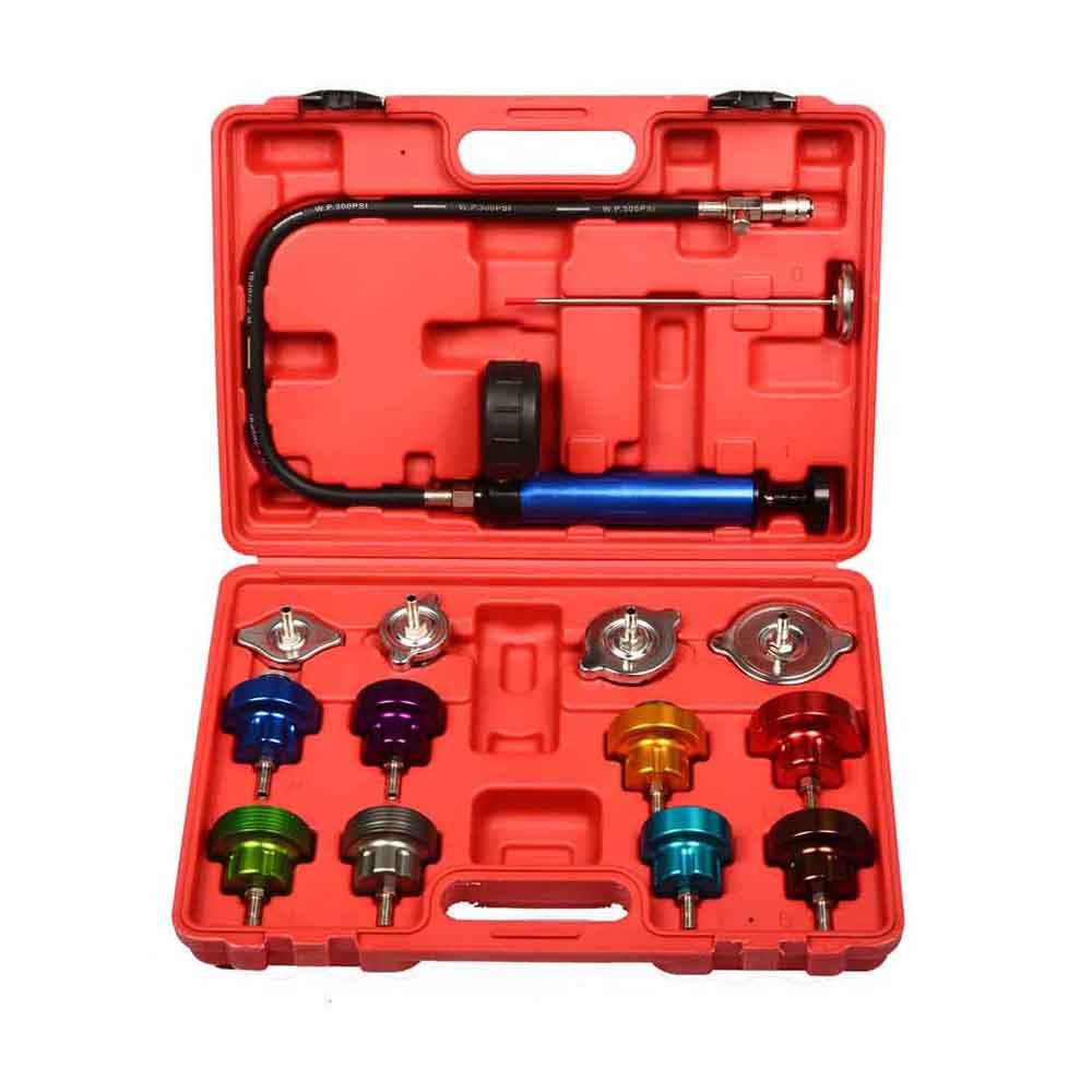 Auto Cooling System Radiator Color Cap Pressure Leak Tester Kit Pump ...