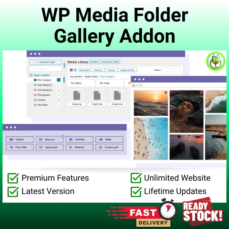 [Free Updates] WP Media Folder Gallery Addon WordPress Plugin [Premium ...