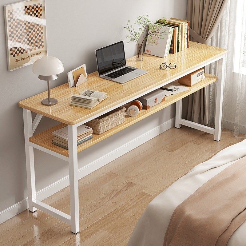 Q-8/Long Table Double Desk Household Steel Wooden Table Workbench ...