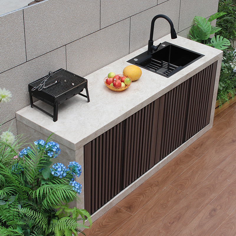Q-8/Marble Wash Basin Integrated Pool Cabinet Courtyard Granite Kitchen ...