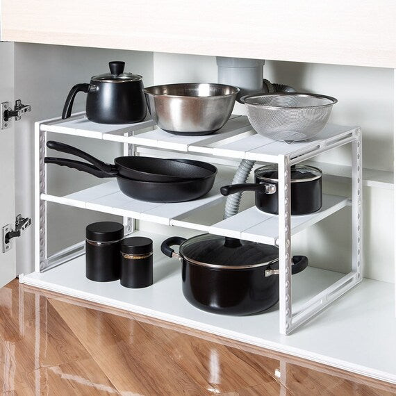 NITORI Undersink Extendable & Arrangeable Rack | Shopee Malaysia
