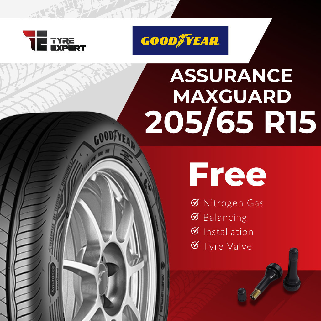 205/65R15 GOODYEAR Assurance MaxGuard (With Delivery/Installation) tyre ...