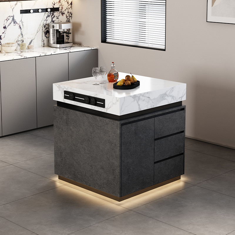 Photo inspiration: Fresh Look at J H Island Cabinet Freestanding Movable Independent Ultra Small Island