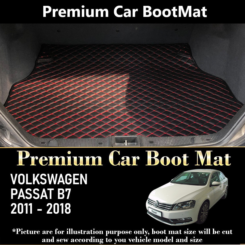 VOLKSWAGEN PASSAT B7 2011 2012 2013 2014 2015 2016 2017 2018 Boot Mat ...