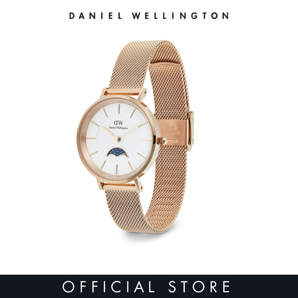 Daniel Wellington Petite Lune 32mm Melrose Rose Gold White