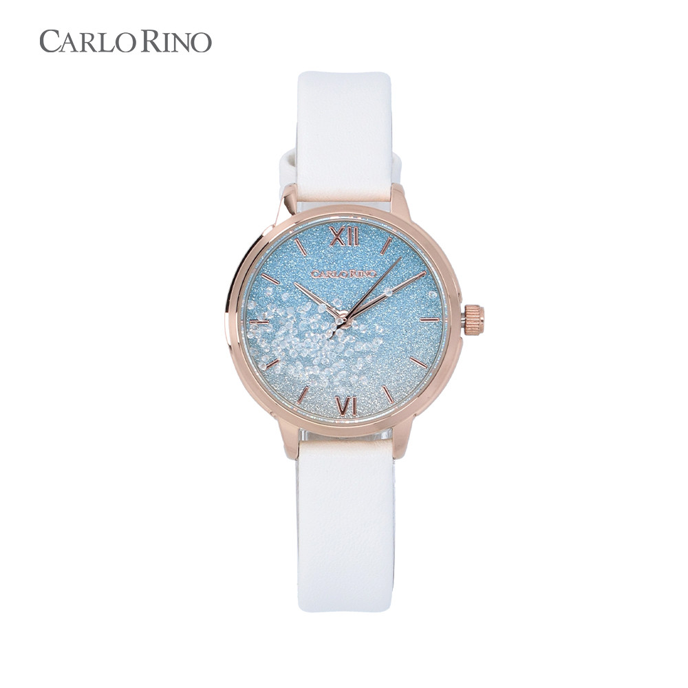 Carlo Rino CR Celestial Canvas Timepiece White, Jam Tangan Premium ...