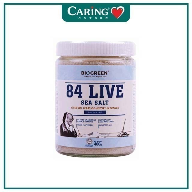 BIOGREEN 84 LIVE FINE SEA SALT 400G | Shopee Malaysia