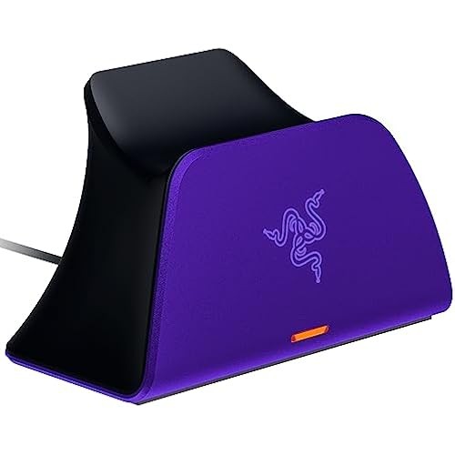 Razer Quick Charging Stand for PS5 Purple DualSense Wireless Controller ...
