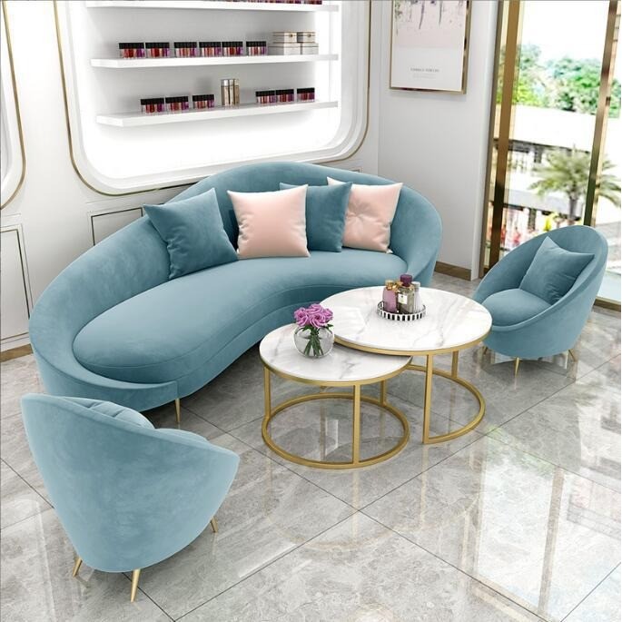 HY-6/Office Reception Reception Sofa Simple Modern Hall Leisure Rest ...