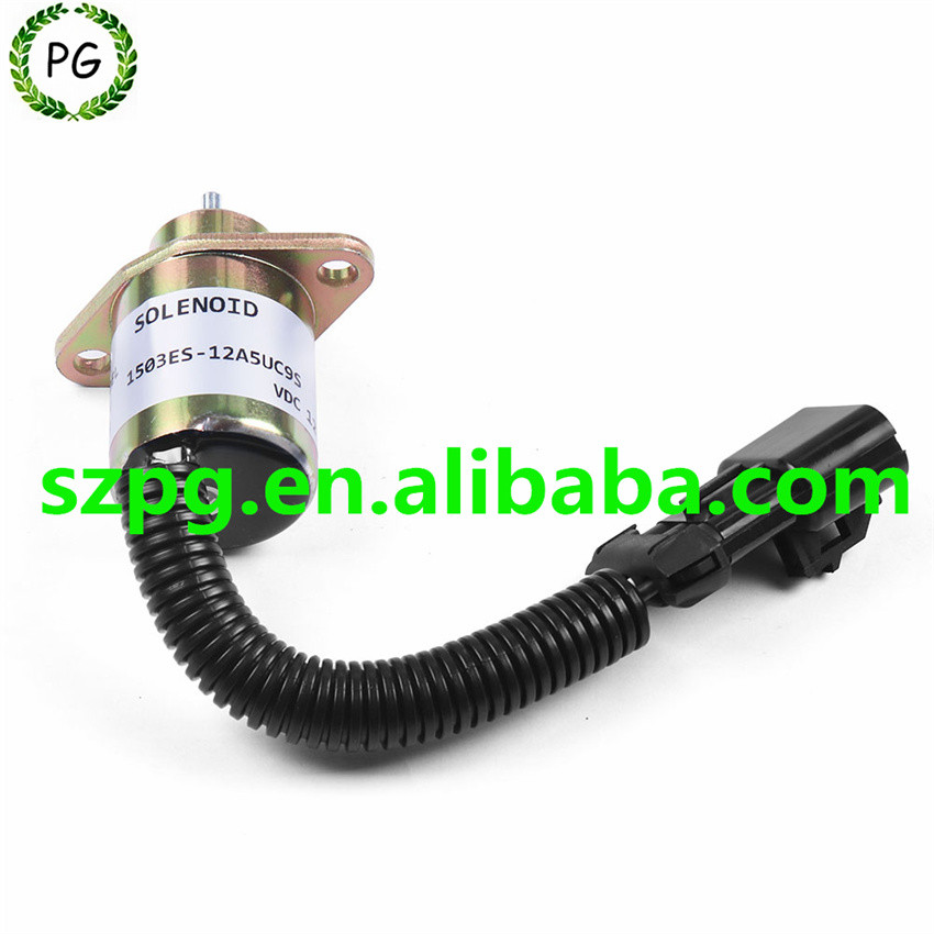 Fuel Shut off Solenoid For Kubota V1505 D1505 Diesel Engine R2515230