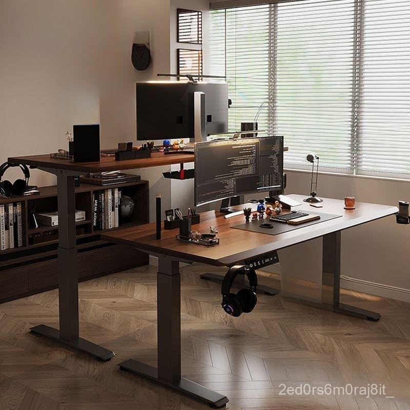Contact seller/Electric Lifting Table Solid Wood Smart Workbench Desk ...