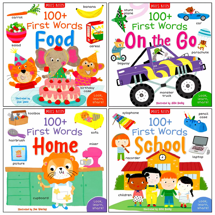 (BBW) 100+ FIRST WORD MY WORLD 4 PACK (ISBN: 9781789896114) | Shopee ...