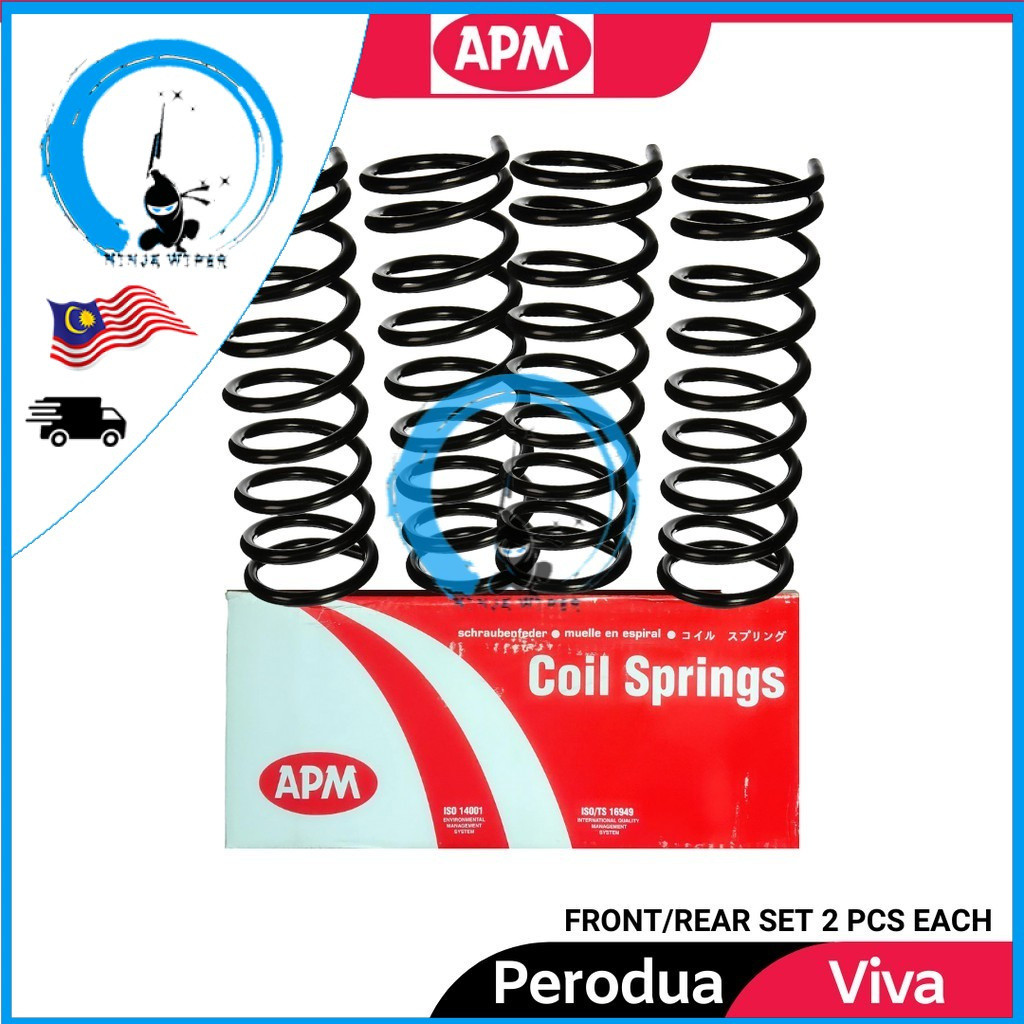 NJW APM Perodua Viva Coil Spring ( Front / Rear Set ) NJW | Shopee Malaysia