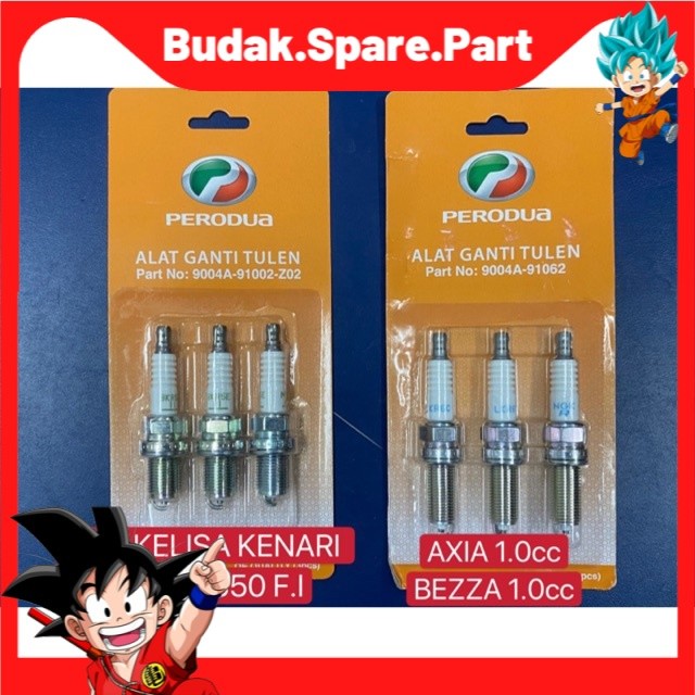 PERODUA AXIA BEZZA 1.0 VIVA KELISA MYVI 1.0 KANCIL 850EZ SPARK PLUG ...