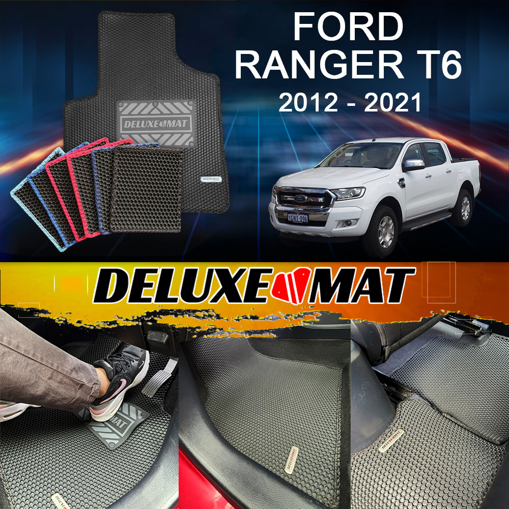 Deluxe Mat Ford Ranger T6 12 2013 2014 2015 2016 2017 2018 2019 2020 ...