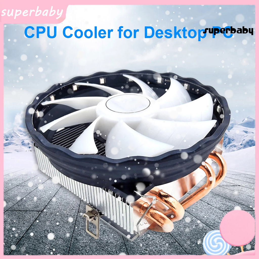 [superbaby.]CPU Cooling Fan for LGA 2011/1200/1150 4 Heat Pipes RGB PWM ...