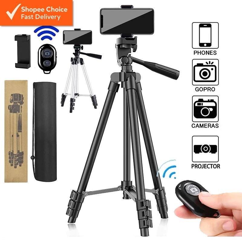 Phone Tripod Stand 102Cm Universal Dslr Photography Phone Aluminum