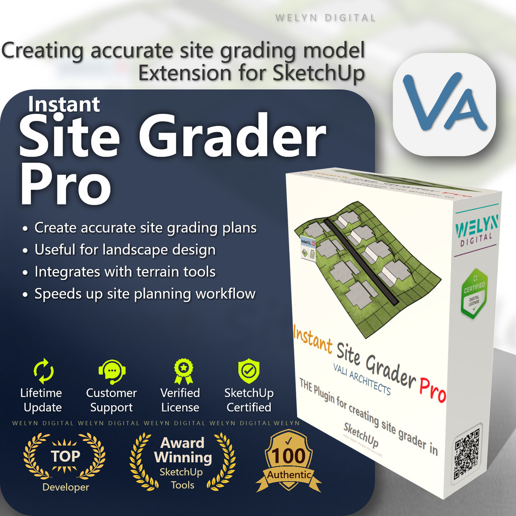 SketchUp | Plugins | Tutorial 2026 Instant Site Grader PRO - The ...