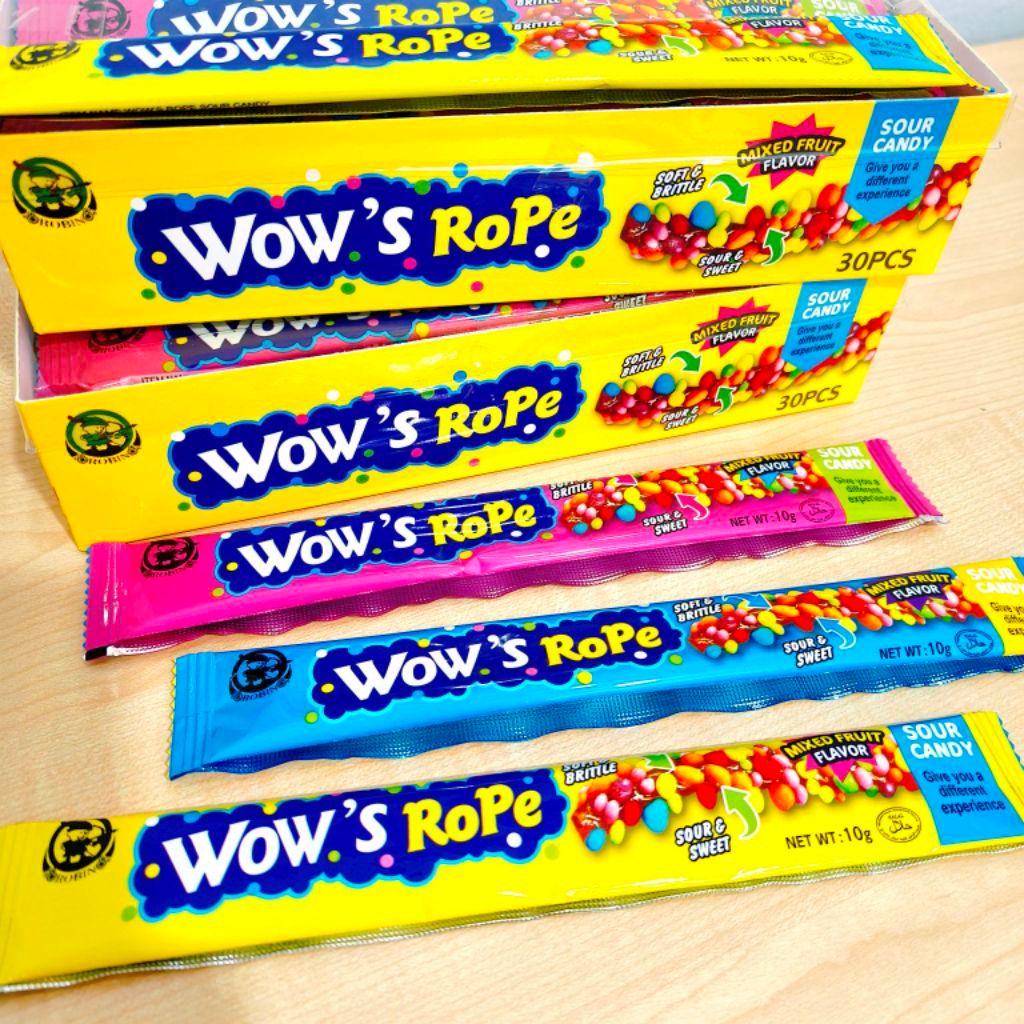 Wow's Rope Sour Candy (HALAL) | Shopee Malaysia