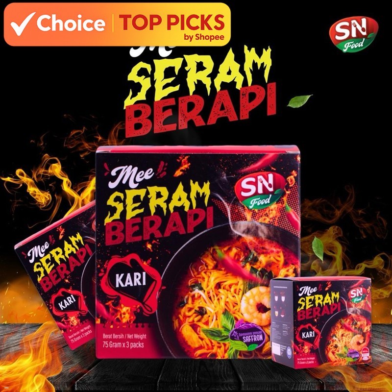 (BUNDLE) Mee Seram Berapi by SN FOOD | Shopee Malaysia
