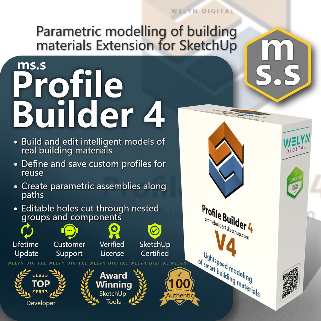 SketchUp | Plugins | Tutorial 2026 Profile Builder 4 | Advanced plug ...