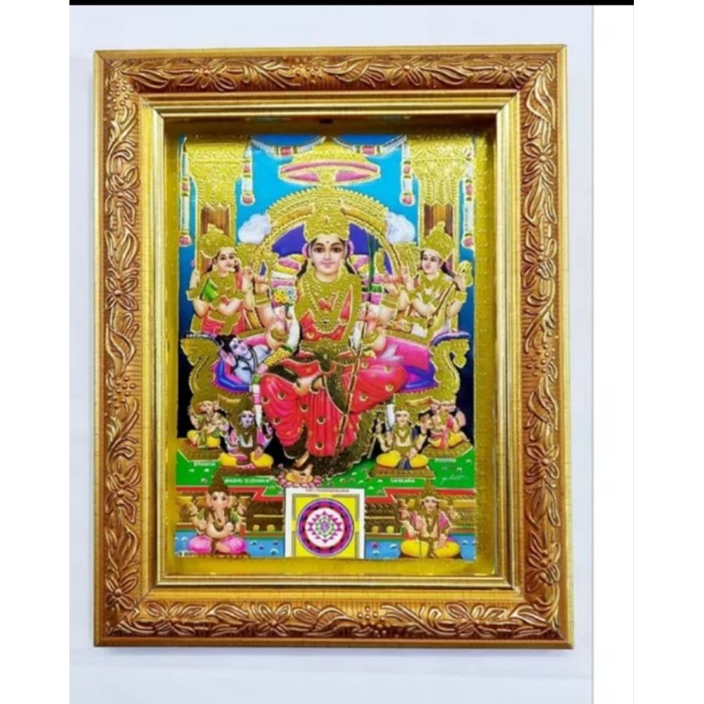 Amman Photo Frame with Glass Karumariamman Kamachi Meenachi Annapoorni ...