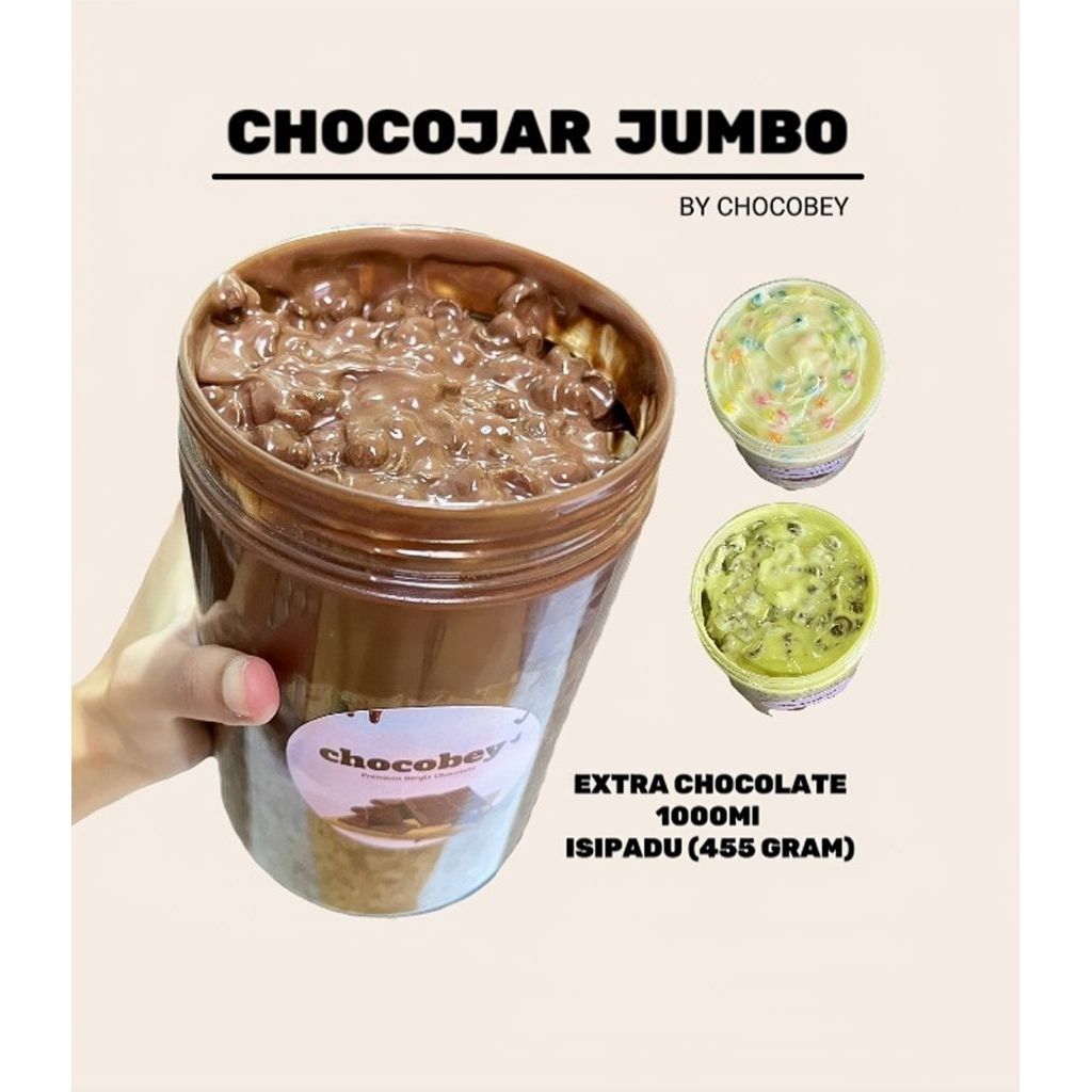 CHOCOJAR JUMBO 1000ML EXTRA COKLAT | Shopee Malaysia