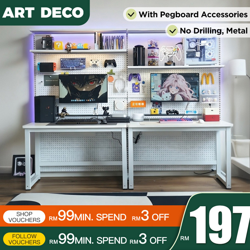Pegboard Rack for Gaming Desk Desktop Rack Desk Organizer Gaming Room ...