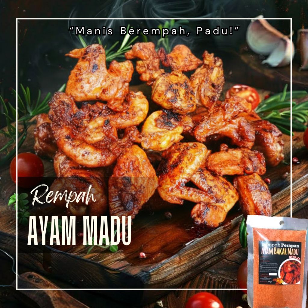 Rempah Perap Ayam Madu 300Gm Viral | Pedas Pedas Manis | 100% Homemade ...