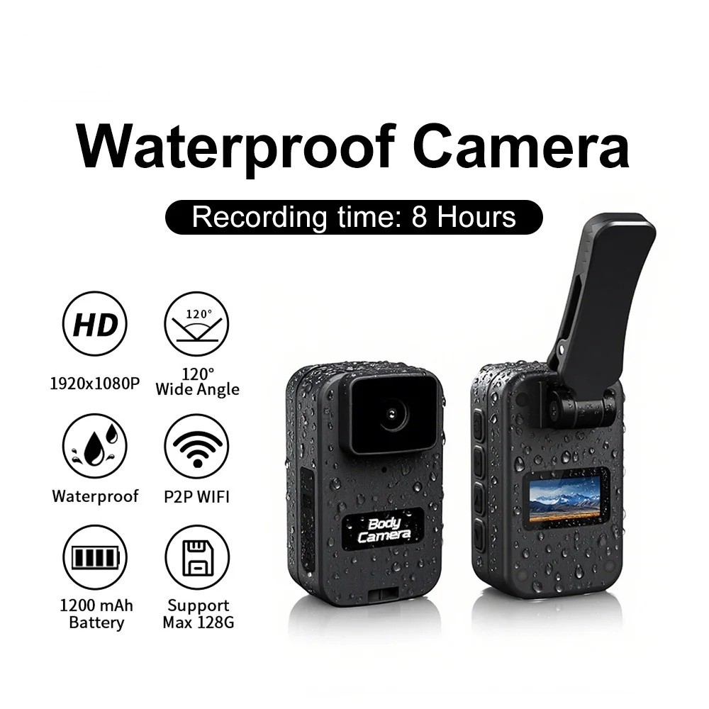 HD Anti Shake Mini Action Camera 180° Rotatable WiFi Vlog Camera Built ...