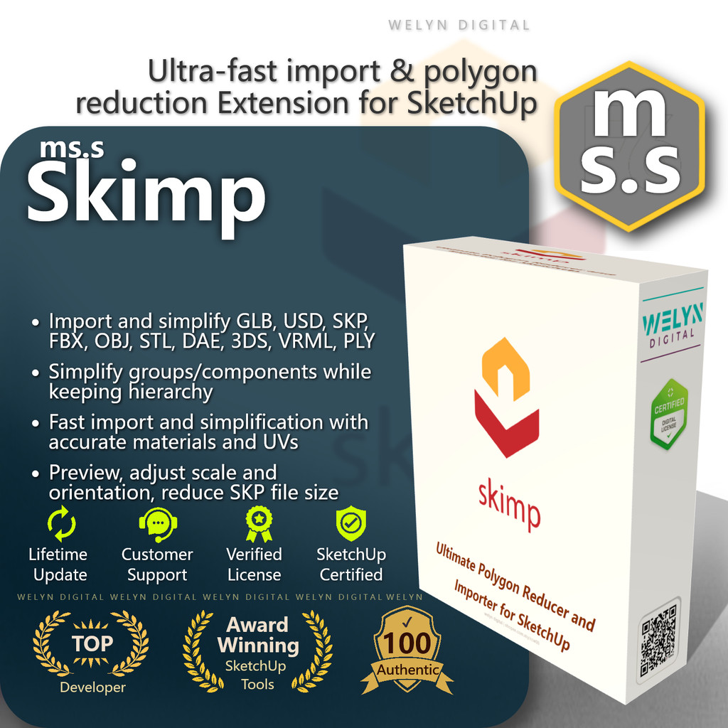 SketchUp | Plugins | Tutorial 2026 Skimp 2.0.2 - Ultimate Polygon ...
