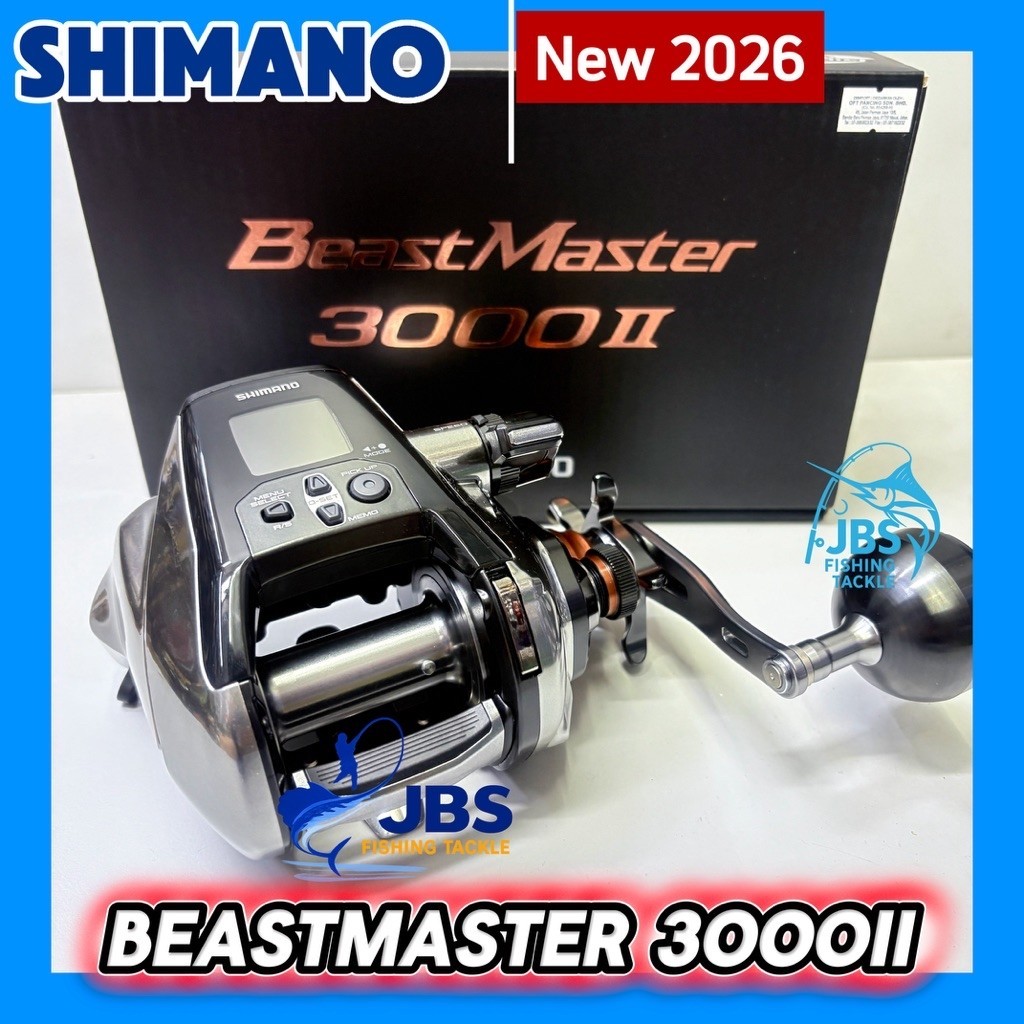 2026 SHIMANO BeastMaster 3000II Fishing electric Reel New 2026 | Shopee ...