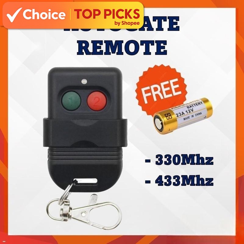 [Bundle of 2] AutoGate Remote Control (SMC5326) - Wireless Remote for ...